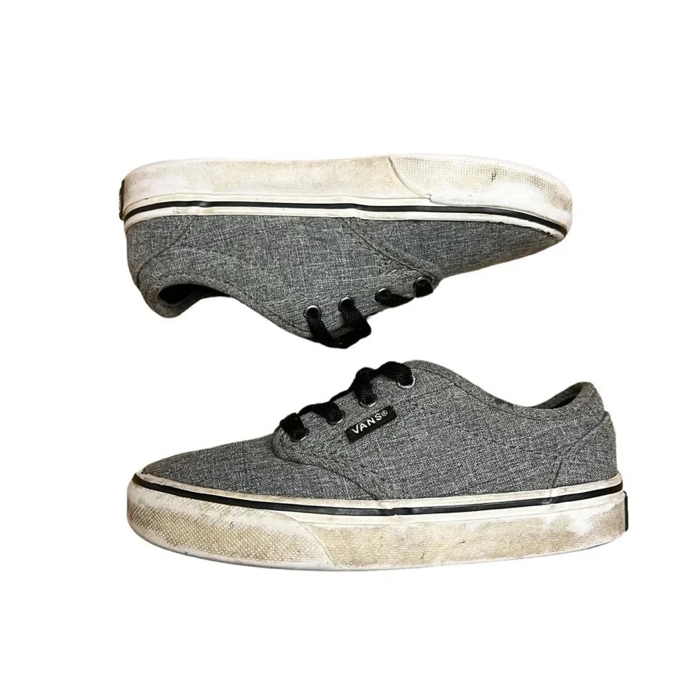 Vans Winston Rock‎ Boy's Low Top Lace Up Grey Skate Shoes - Youth Size 12.5